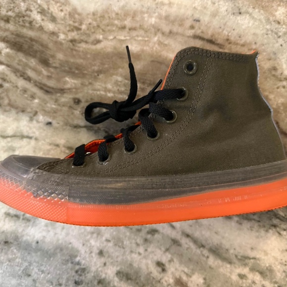 Converse Chuck Taylor All Star CX Hi Olive Cargo Khaki Orange Women Size 5.5 - Picture 3 of 8
